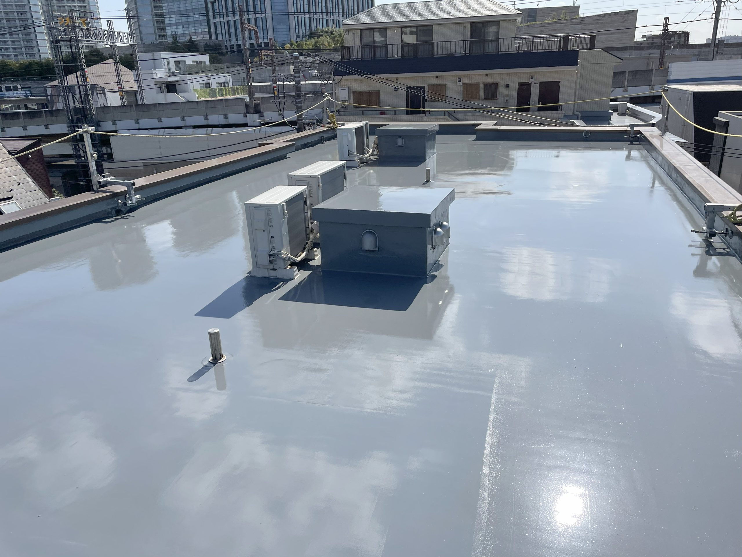 【東京都立川市】RC造　地上3階/地下１階建　13戸　マンション屋上防水・鉄部塗装工事 | マンションやアパート・ビルの外壁改修工事は立川市のエムズクラフト