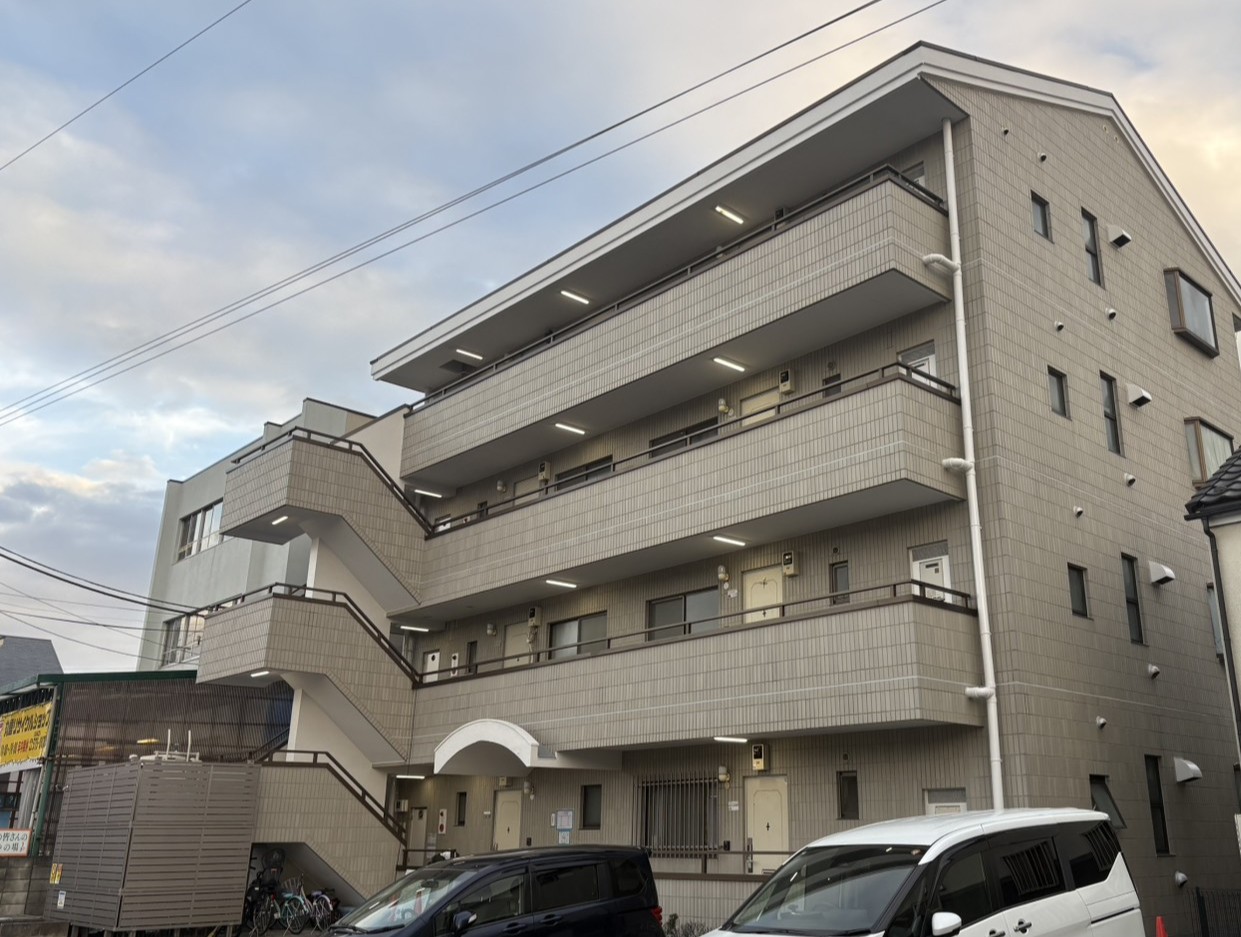 【東京都国立市】RC造　地上４階８戸　マンション外壁改修工事　施工事例 | マンションやアパート・ビルの外壁改修工事は立川市のエムズクラフト