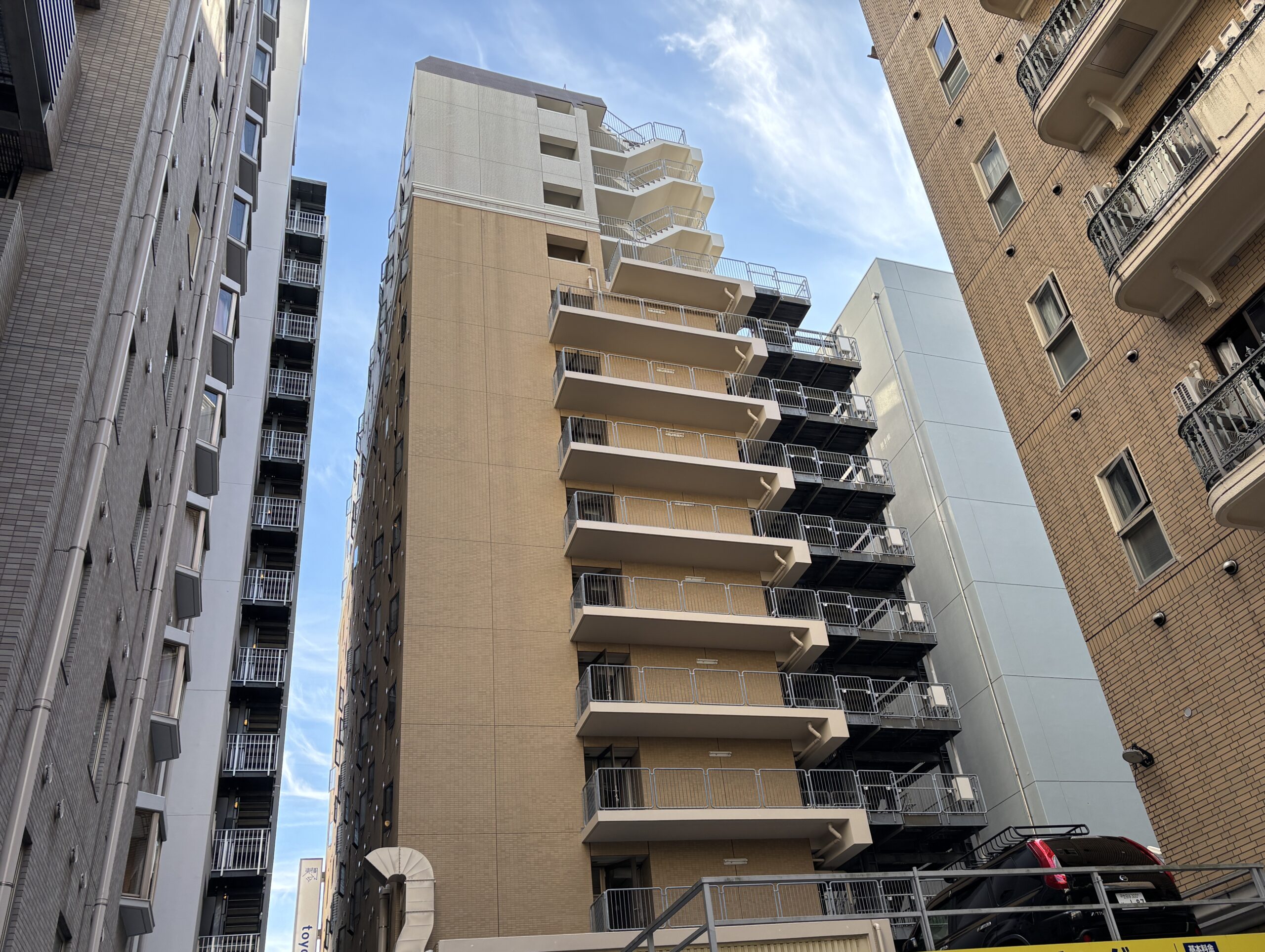【東京都立川市】RC造　地上14階　某ホテル外壁改修工事 | マンションやアパート・ビルの外壁改修工事は立川市のエムズクラフト